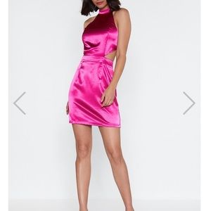 Nasty gal pink mini dress